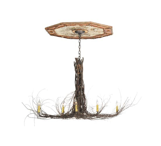 Meyda Tiffany Twigs 111482 Chandelier Light - Mahogany Bronze