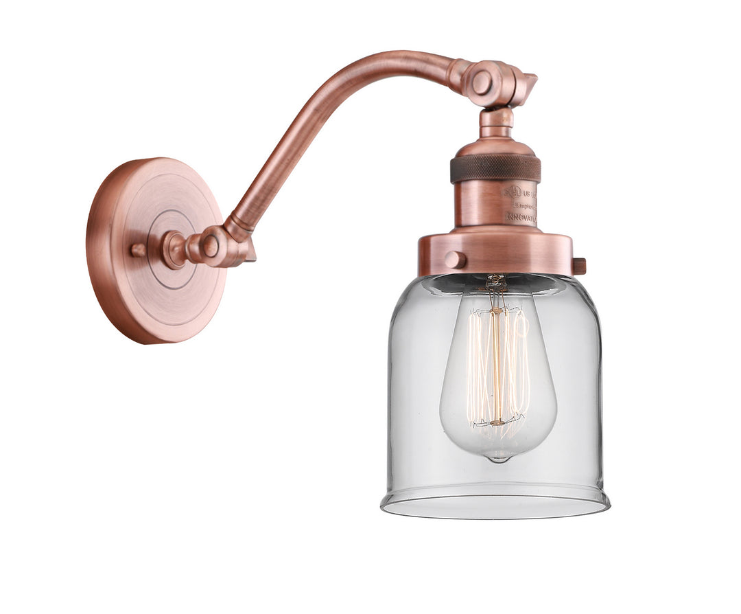 Innovations Franklin Restoration 515-1W-AC-G52-LED Wall Sconce Light - Antique Copper