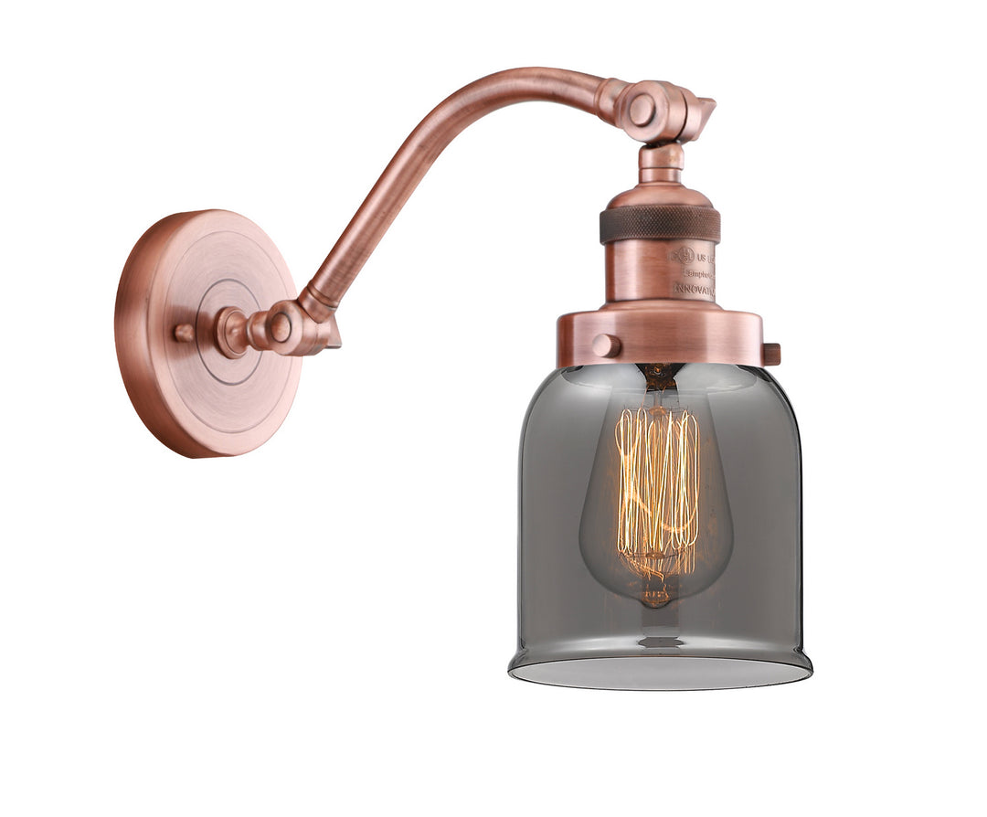 Innovations Franklin Restoration 515-1W-AC-G53-LED Wall Sconce Light - Antique Copper