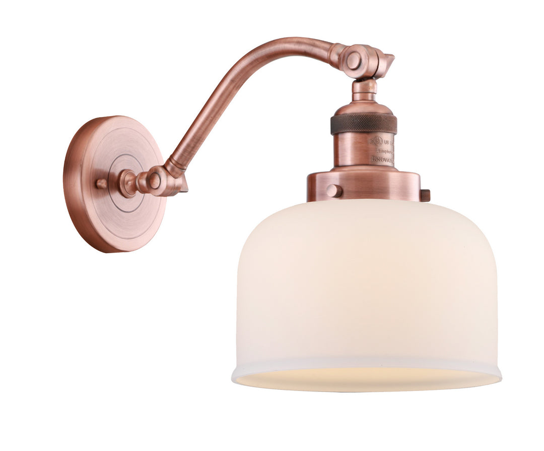 Innovations Franklin Restoration 515-1W-AC-G71 Wall Sconce Light - Antique Copper
