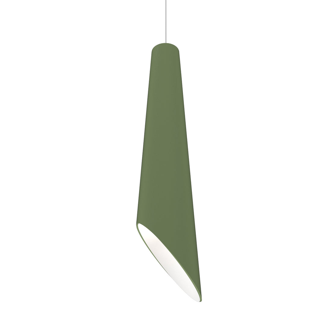 Accord Conical 1277.30 Pendant Light - Olive Green