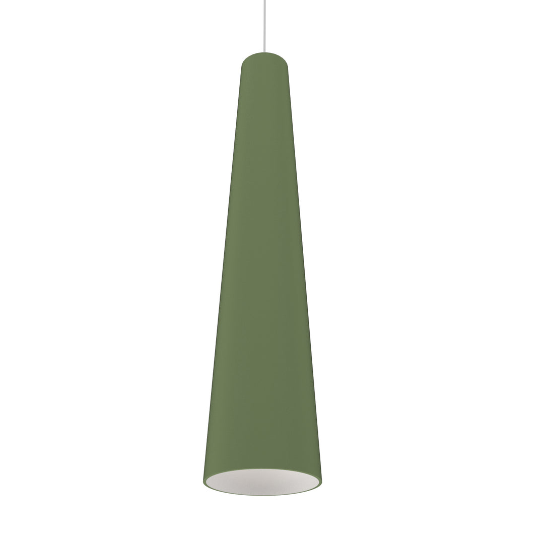 Accord Conical 1280.30 Pendant Light - Olive Green