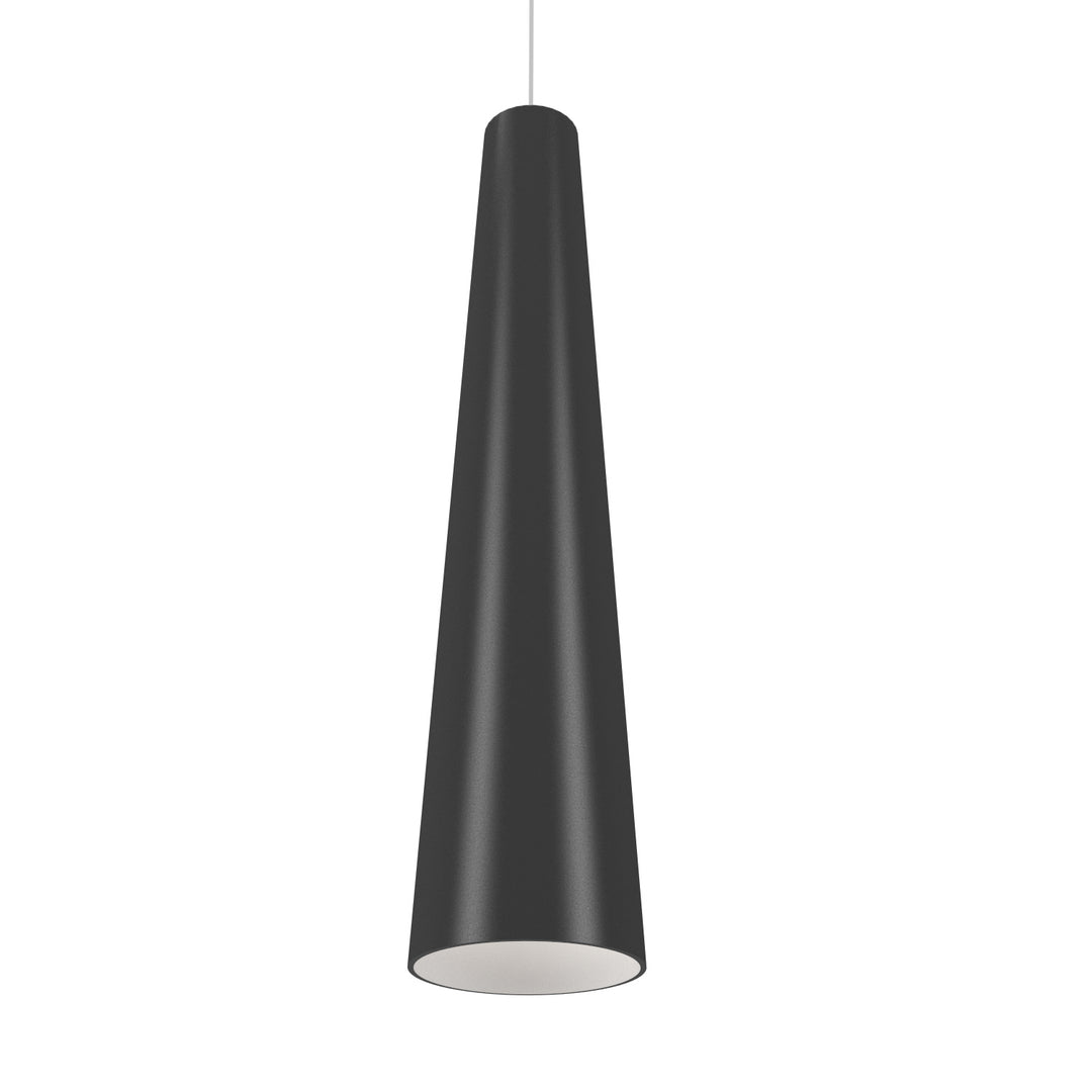 Accord Conical 1280.39 Pendant Light - Lead Grey