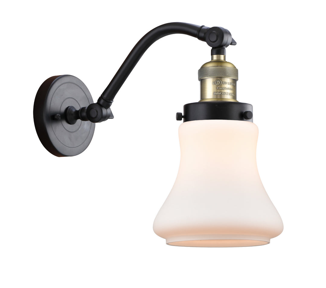 Innovations Franklin Restoration 515-1W-BAB-G191 Wall Sconce Light - Black Antique Brass