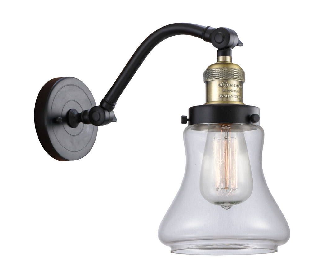 Innovations Franklin Restoration 515-1W-BAB-G192 Wall Sconce Light - Black Antique Brass