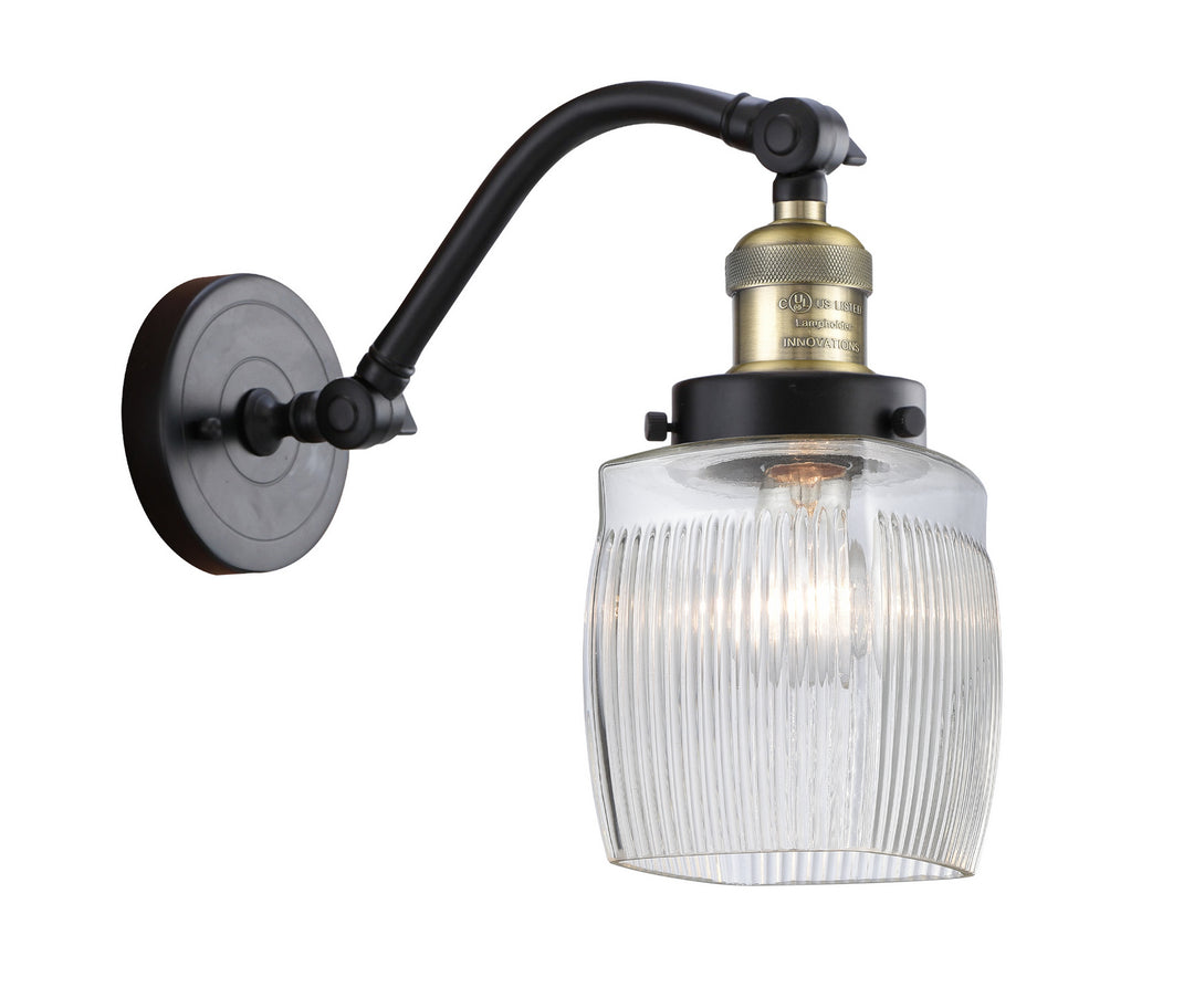 Innovations Franklin Restoration 515-1W-BAB-G302 Wall Sconce Light - Black Antique Brass