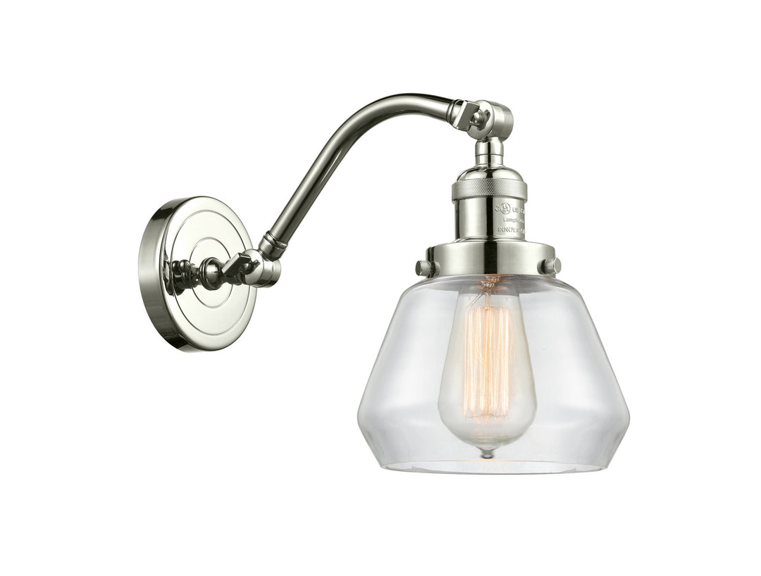 Innovations Franklin Restoration 515-1W-PN-G172 Wall Sconce Light - Polished Nickel