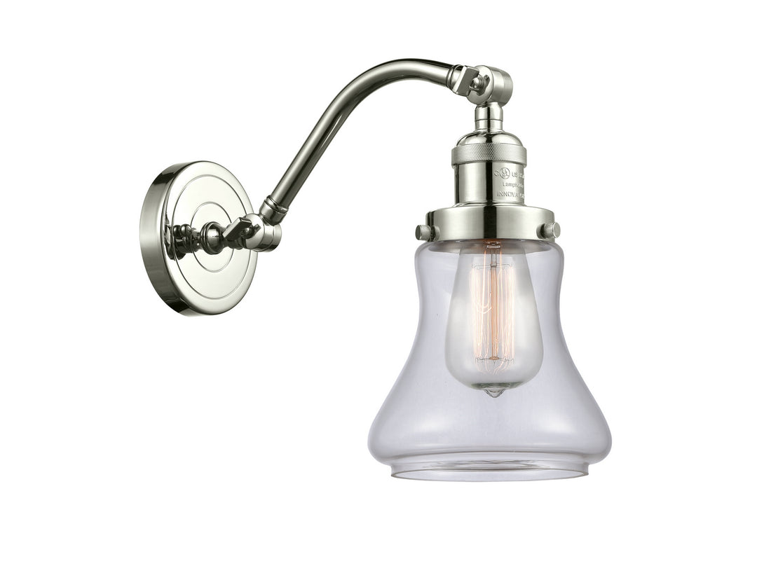 Innovations Franklin Restoration 515-1W-PN-G192 Wall Sconce Light - Polished Nickel