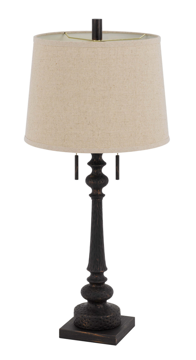 Cal Lighting BO-3024TB Torrington Two Light Table Lamp Lamp Bronze / Dark