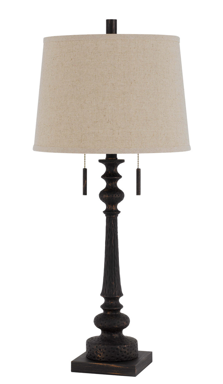 Cal Lighting BO-3024TB Torrington Two Light Table Lamp Lamp Bronze / Dark