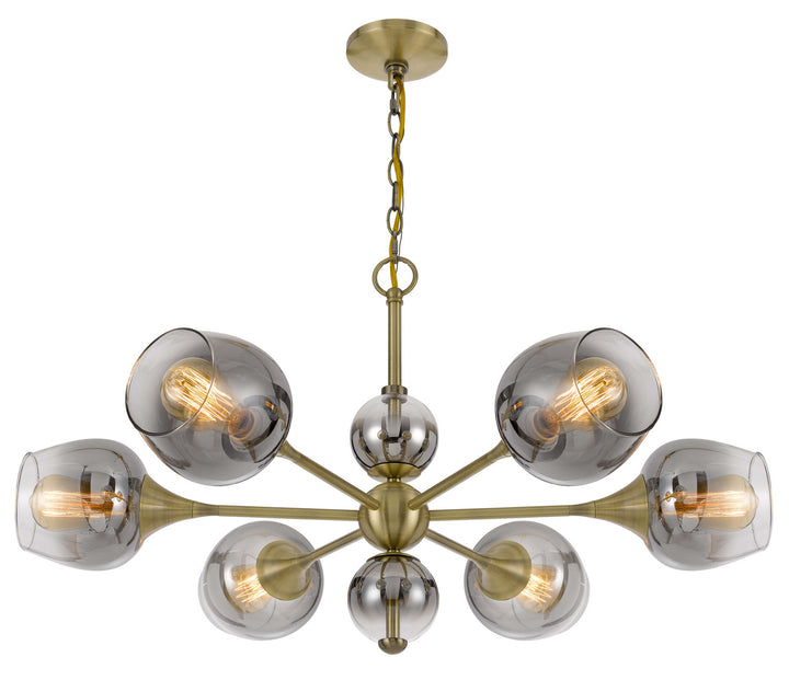 Cal Pendelton FX-3757-6 Chandelier Light - Antique Brass