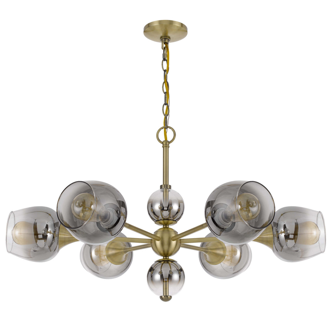 Cal Pendelton FX-3757-6 Chandelier Light - Antique Brass