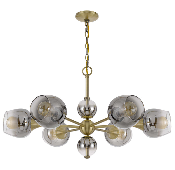 Cal Pendelton FX-3757-6 Chandelier Light - Antique Brass