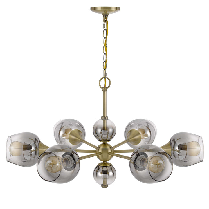 Cal Pendelton FX-3757-6 Chandelier Light - Antique Brass