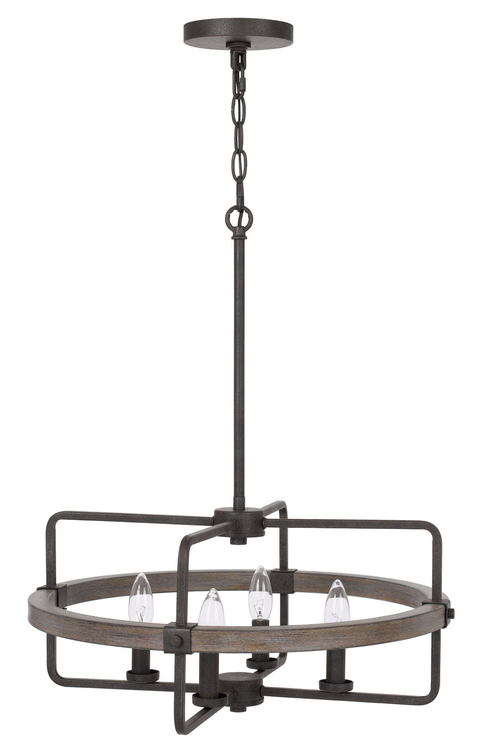 Cal Rawlins FX-3765-4 Chandelier Light - Black Smith