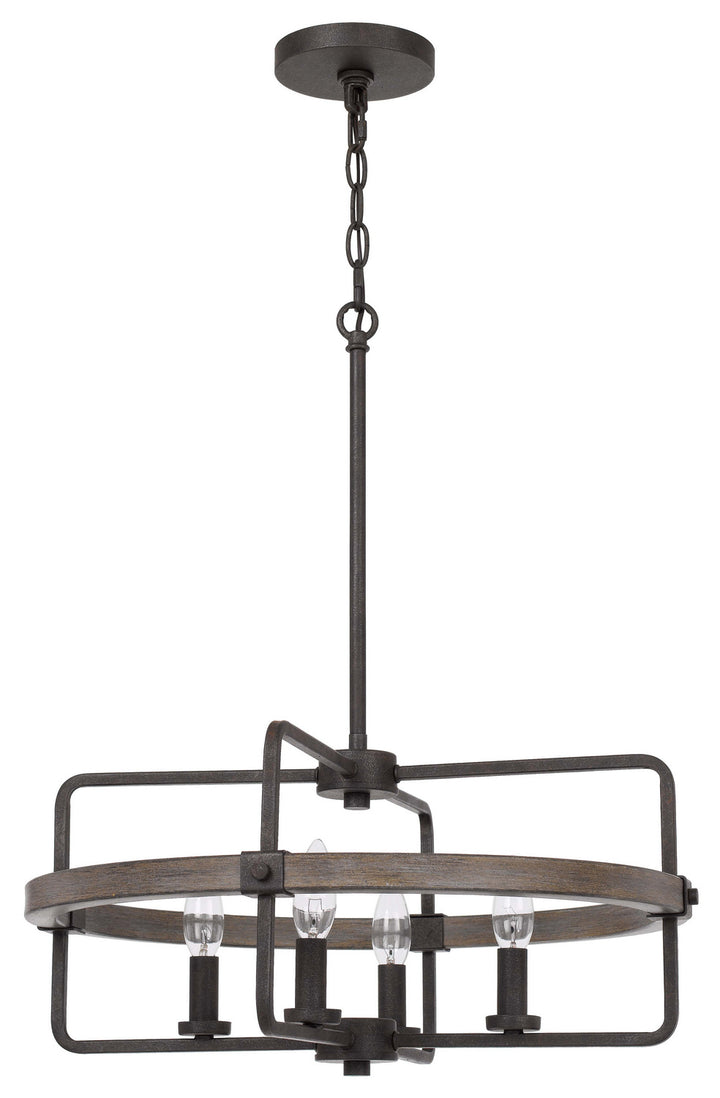 Cal Rawlins FX-3765-4 Chandelier Light - Black Smith