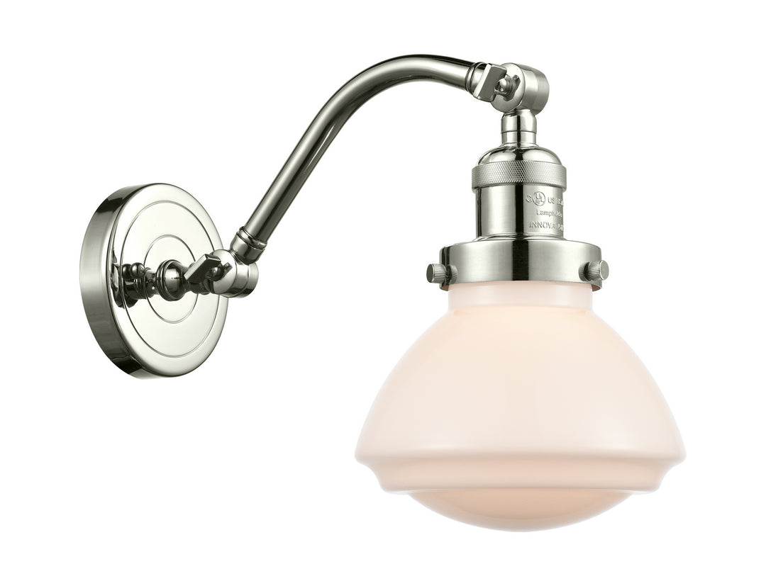 Innovations Franklin Restoration 515-1W-PN-G321 Wall Sconce Light - Polished Nickel