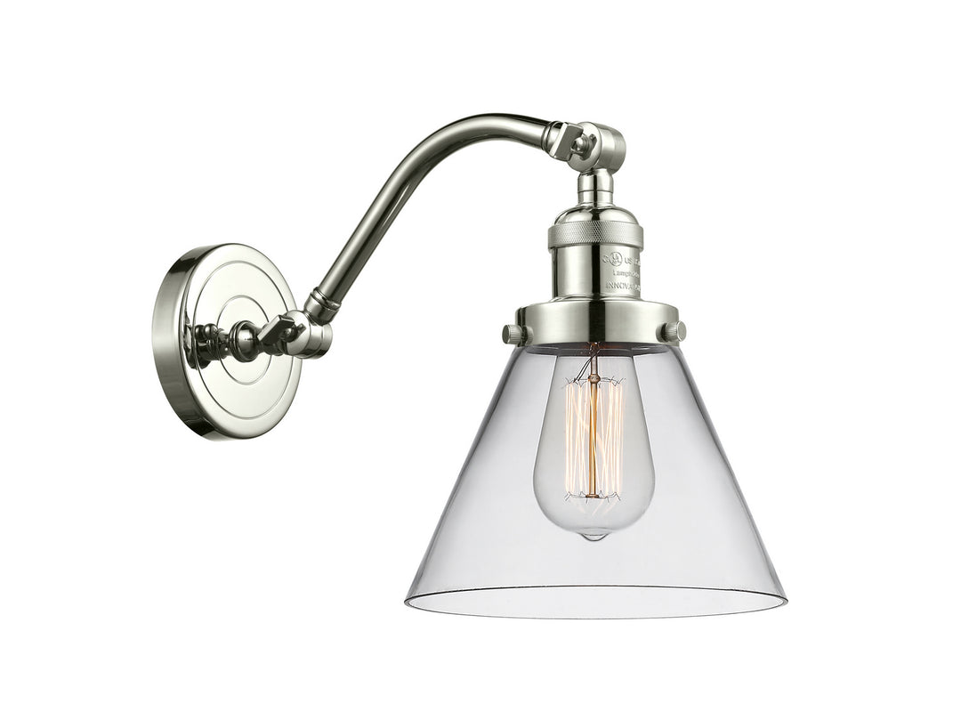 Innovations Franklin Restoration 515-1W-PN-G42 Wall Sconce Light - Polished Nickel