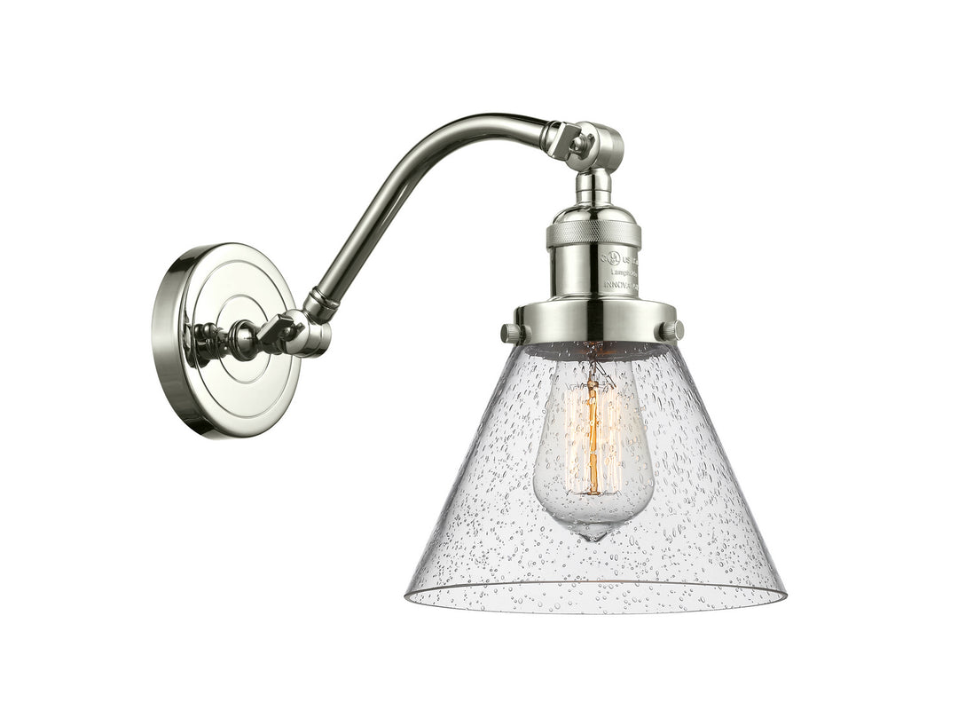 Innovations Franklin Restoration 515-1W-PN-G44-LED Wall Sconce Light - Polished Nickel