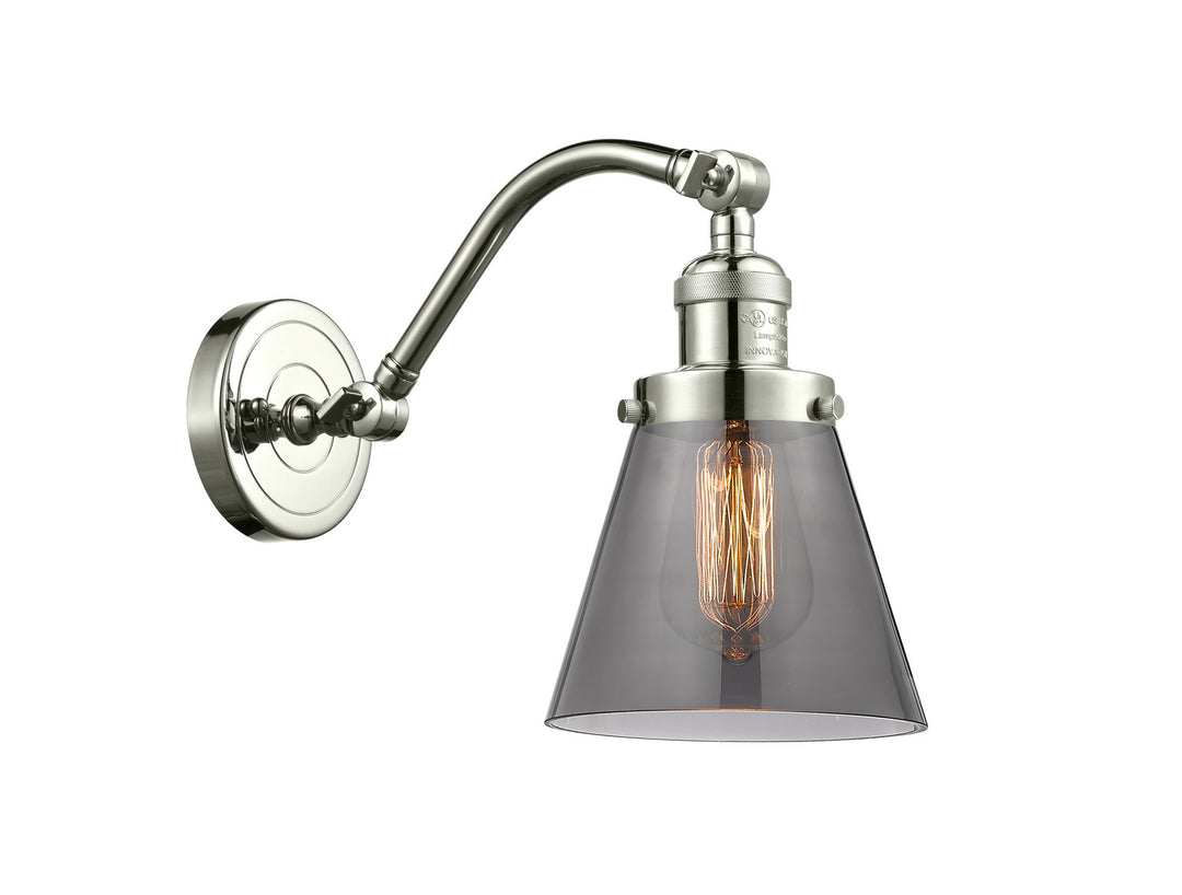 Innovations Franklin Restoration 515-1W-PN-G63 Wall Sconce Light - Polished Nickel