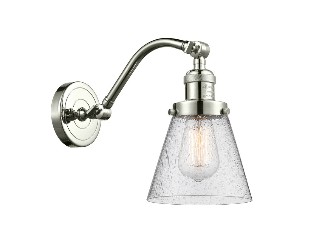 Innovations Franklin Restoration 515-1W-PN-G64-LED Wall Sconce Light - Polished Nickel