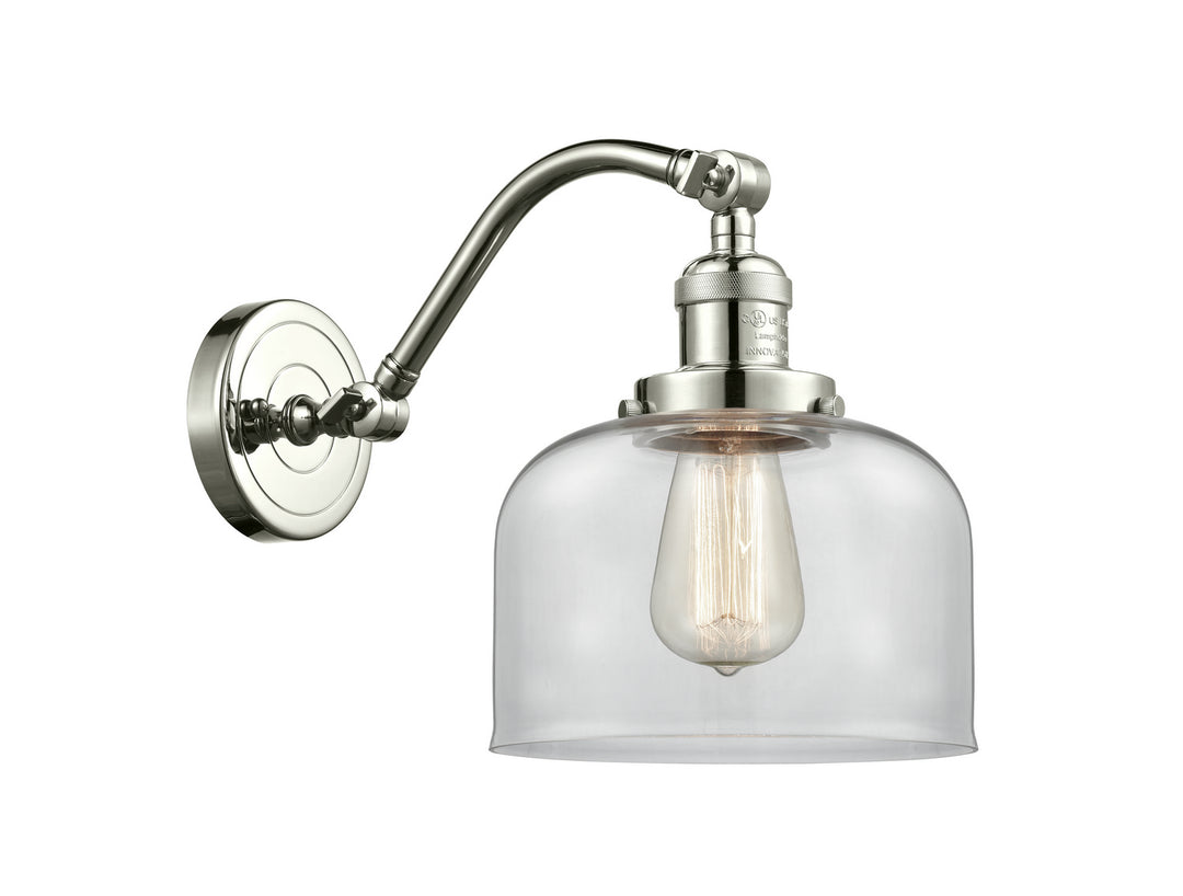 Innovations Franklin Restoration 515-1W-PN-G72 Wall Sconce Light - Polished Nickel