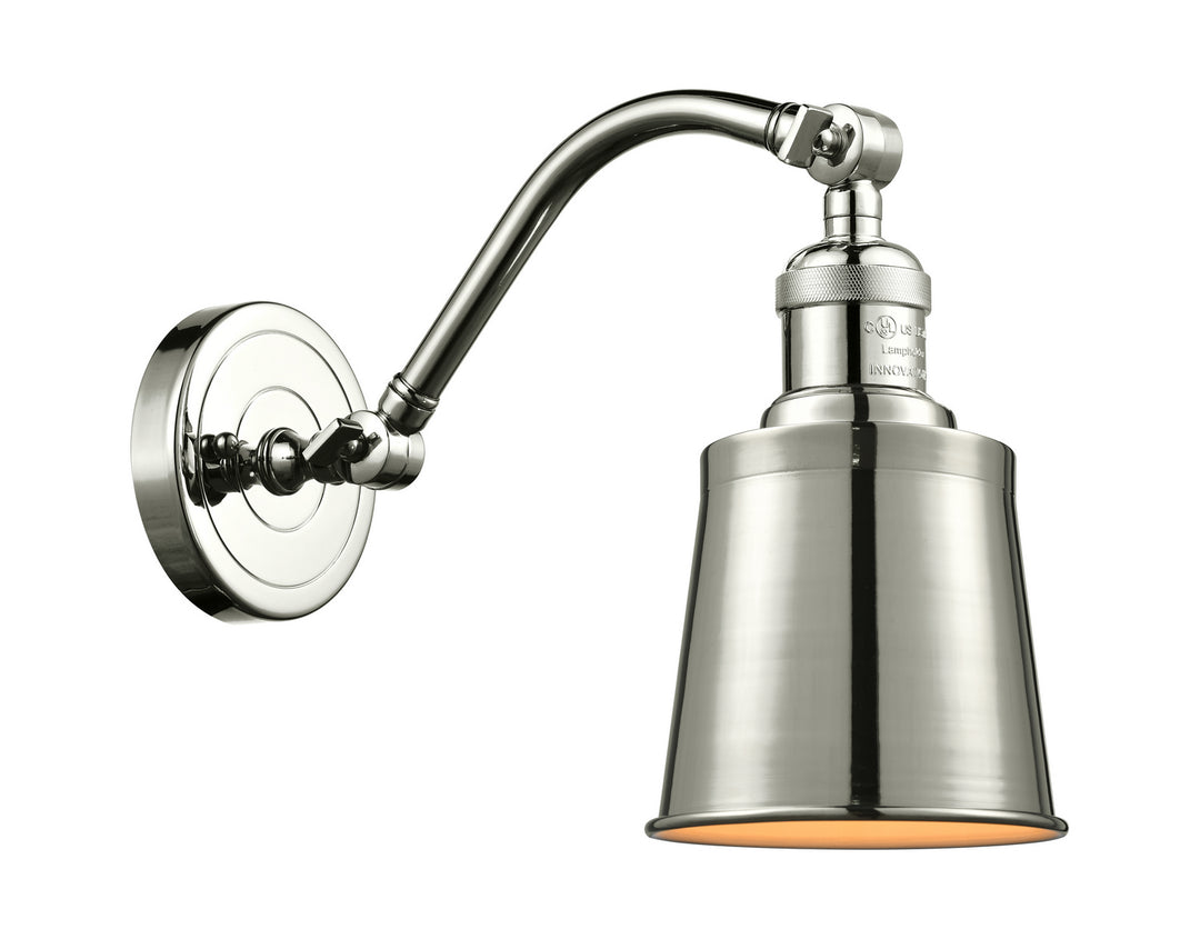 Innovations Franklin Restoration 515-1W-PN-M9-PN Wall Sconce Light - Polished Nickel