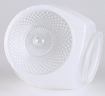 Satco Lighting 50-111   Lamp Shade White / Clear Bottom