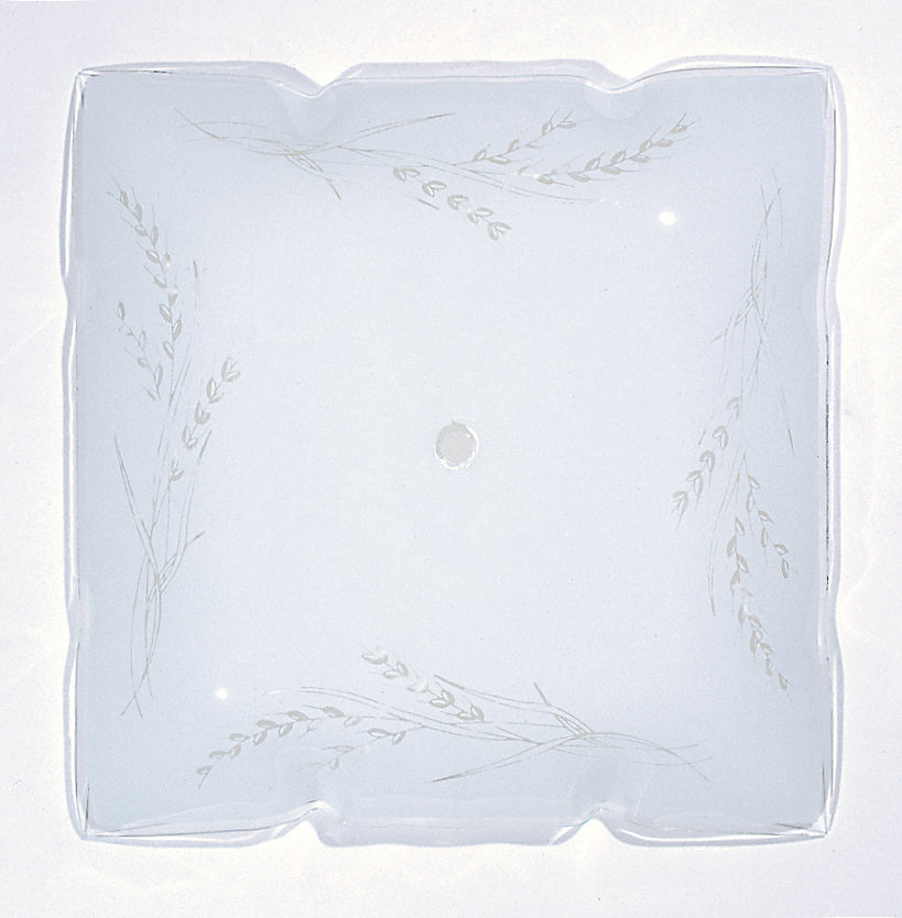 Satco Lighting 50-503   Lamp Shade Ruffled Edge White