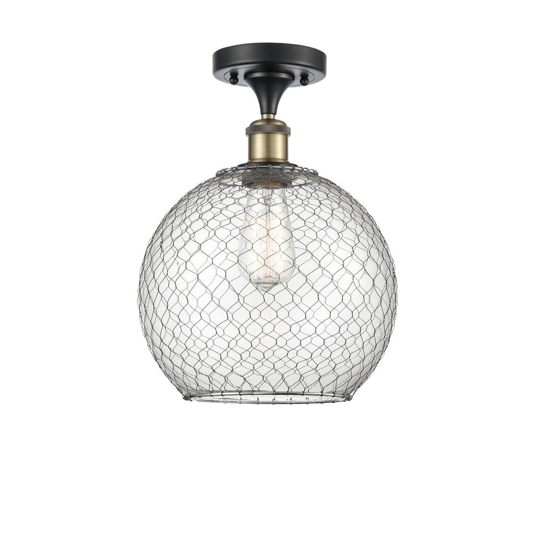 Innovations Ballston 516-1C-BAB-G122-10CSN-LED Ceiling Light - Black Antique Brass