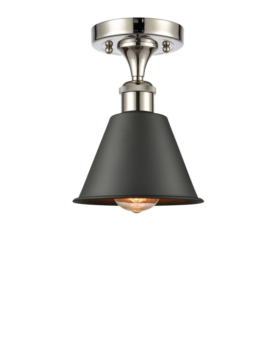 Innovations Ballston 516-1C-PN-M8-LED Ceiling Light - Polished Nickel