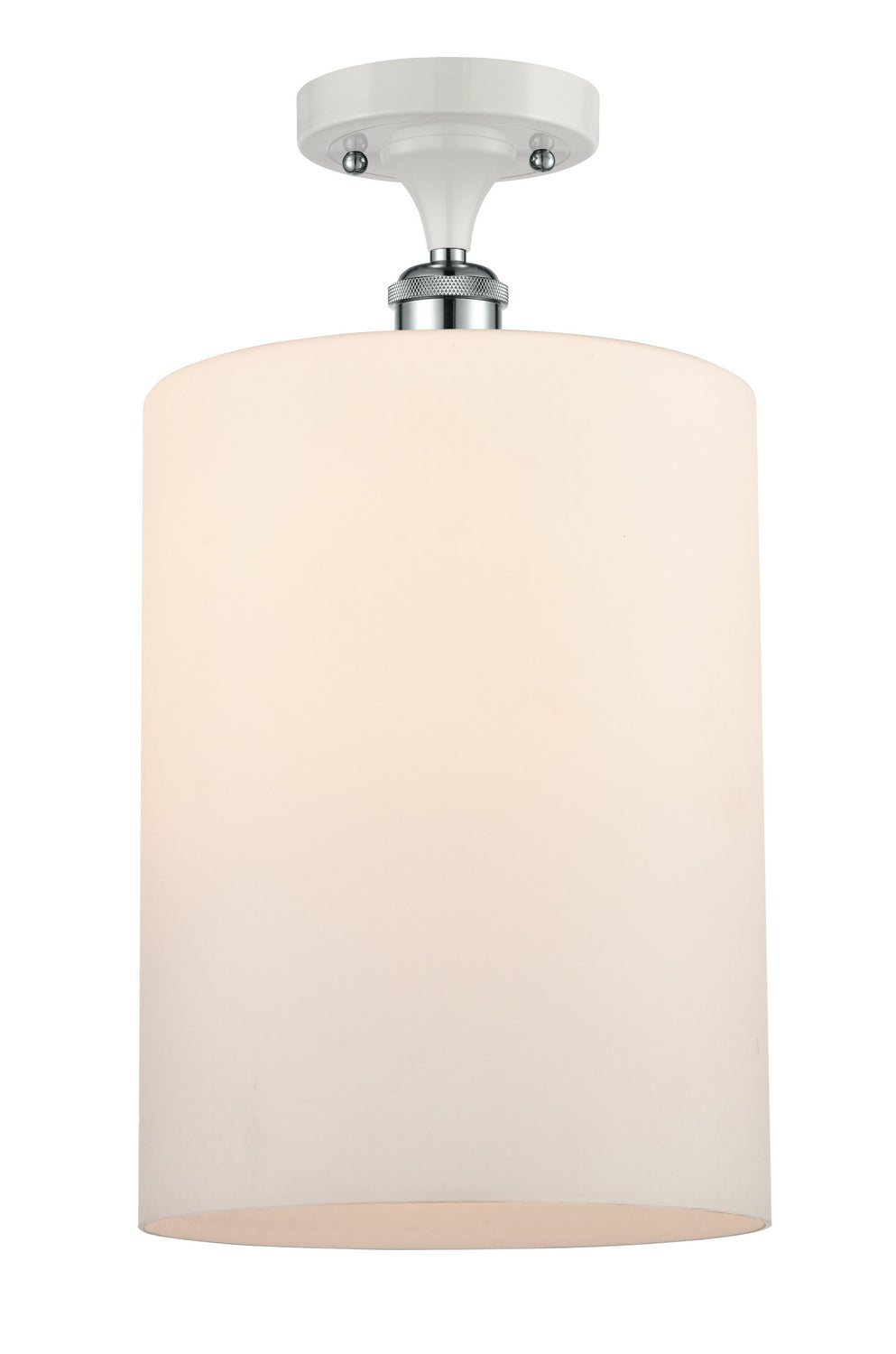 Innovations Ballston 516-1C-WPC-G111-L Ceiling Light - White and Polished Chrome