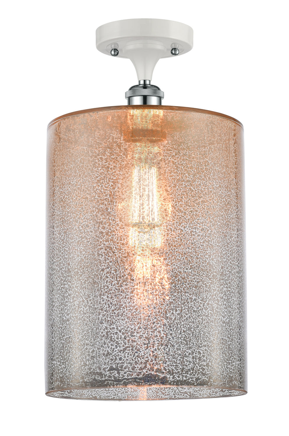 Innovations Ballston 516-1C-WPC-G116-L Ceiling Light - White and Polished Chrome