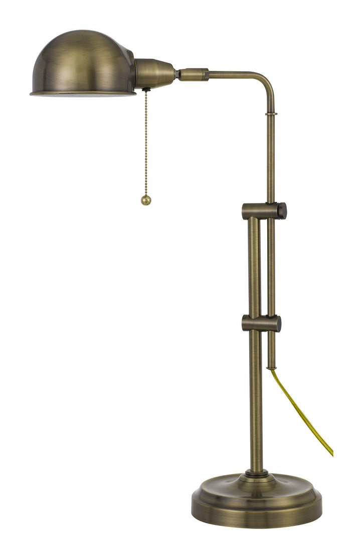 Cal Lighting BO-2441DK-AB Pharmacy One Light Desk Lamp Lamp Brass - Antique