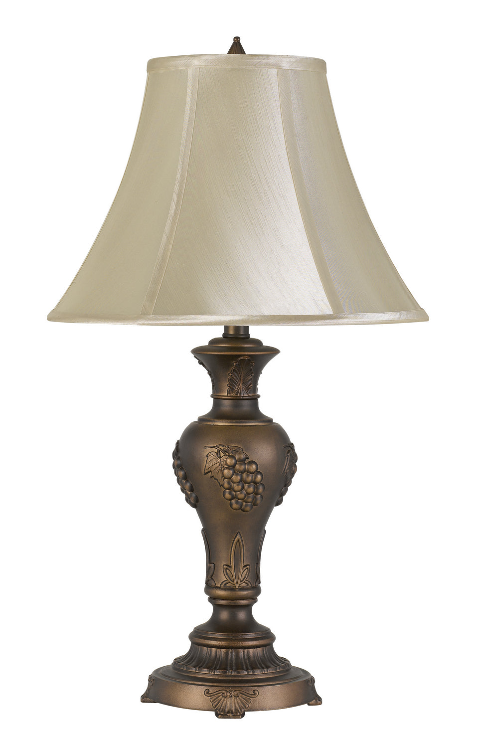 Cal Lighting BO-2952TB Cavan One Light Table Lamp Lamp Brass - Antique