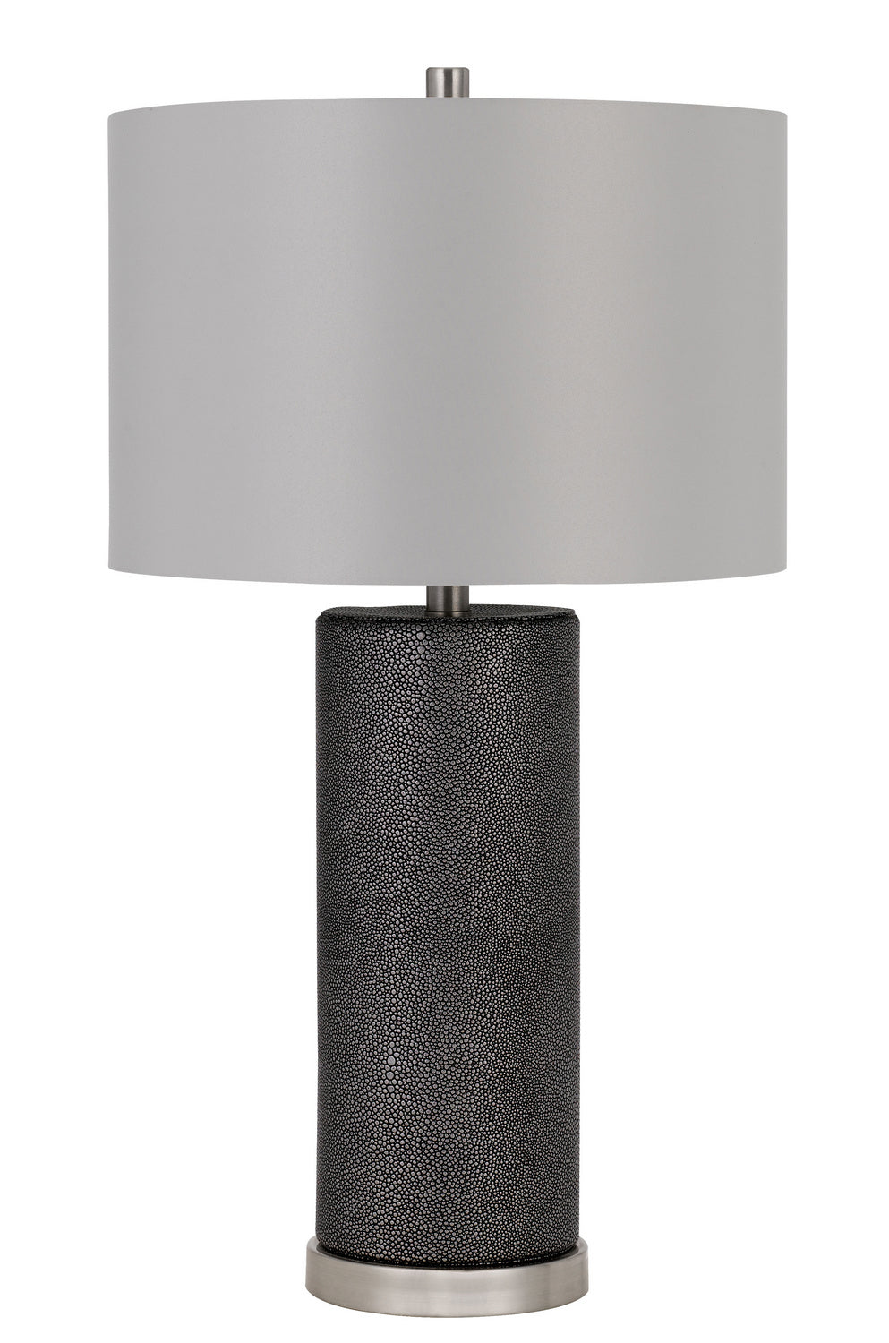 Cal Lighting BO-2969TB Graham One Light Table Lamp Lamp Pewter, Nickel, Silver