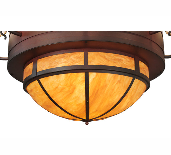 Meyda Tiffany Walden Pine 111636 Chandelier Light - Rust,Wrought Iron
