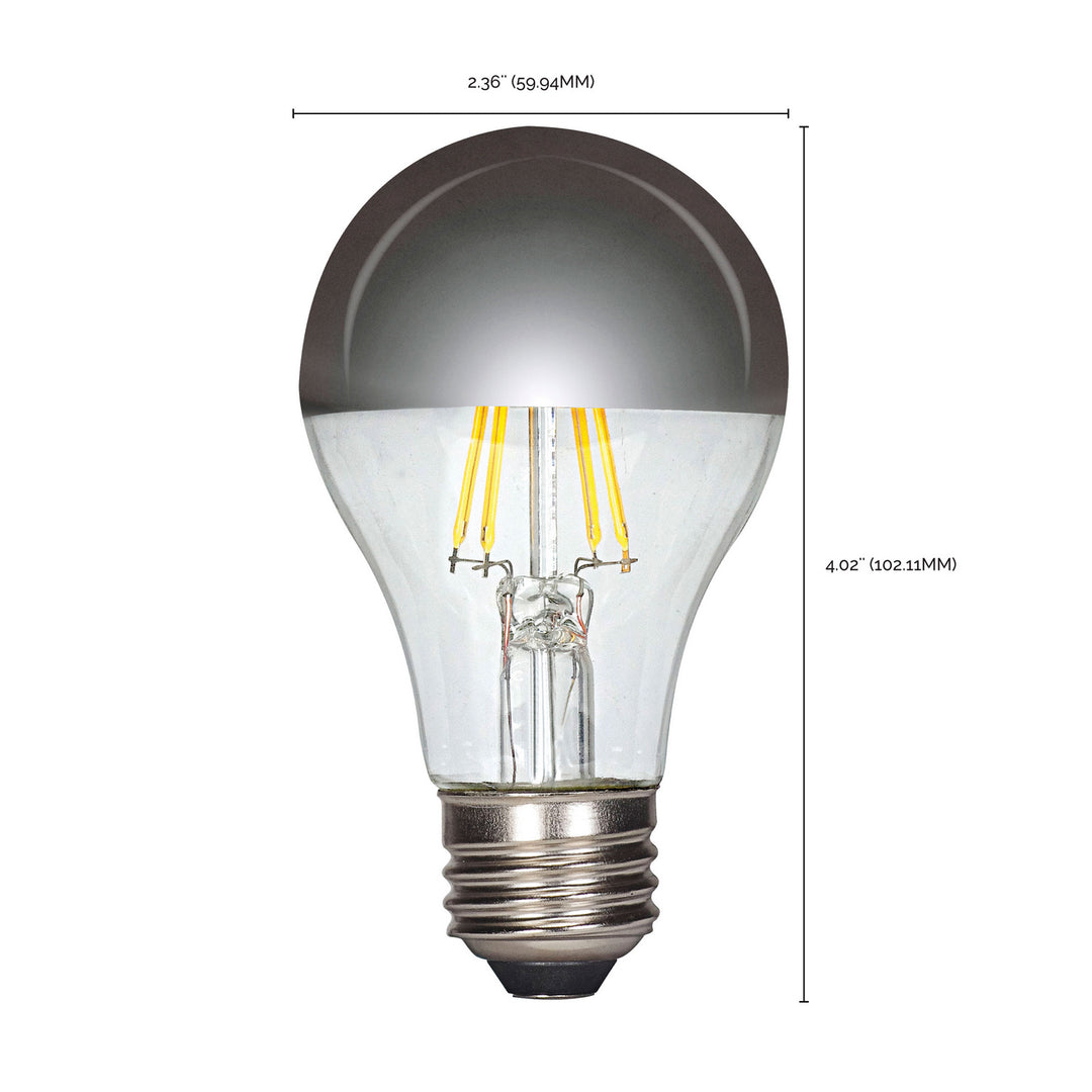 Satco Lighting S12421   Light Bulb Silver Crown