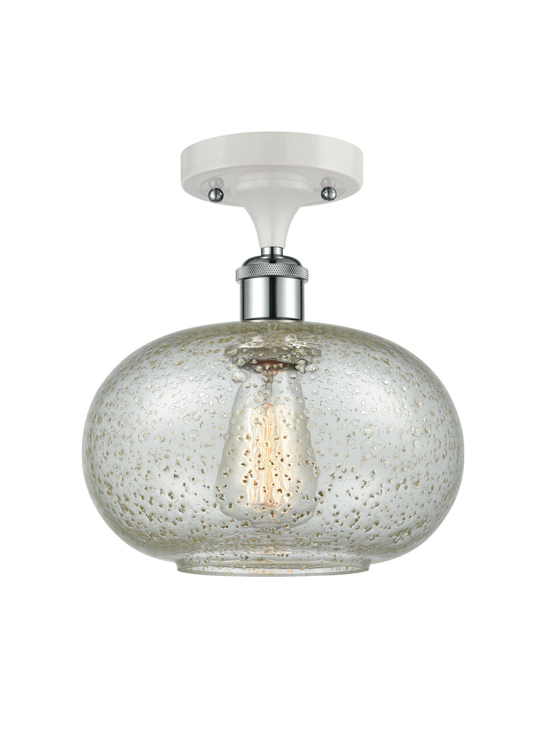Innovations Ballston 516-1C-WPC-G249 Ceiling Light - White and Polished Chrome