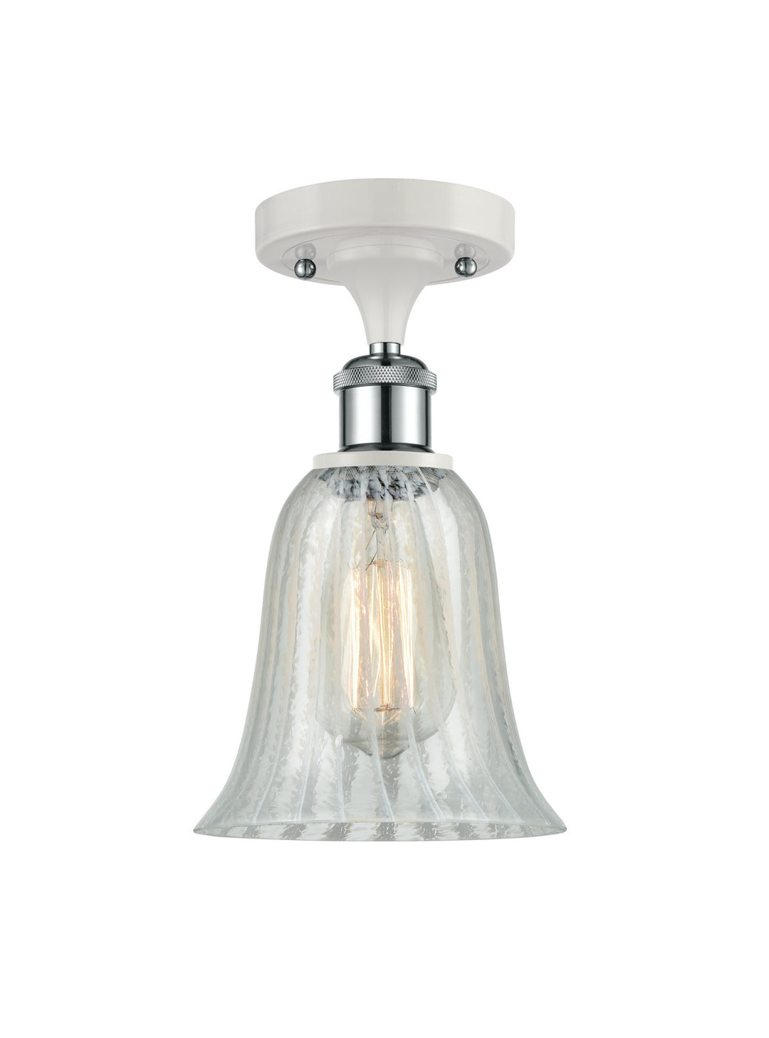 Innovations Ballston 516-1C-WPC-G2811-LED Ceiling Light - White and Polished Chrome