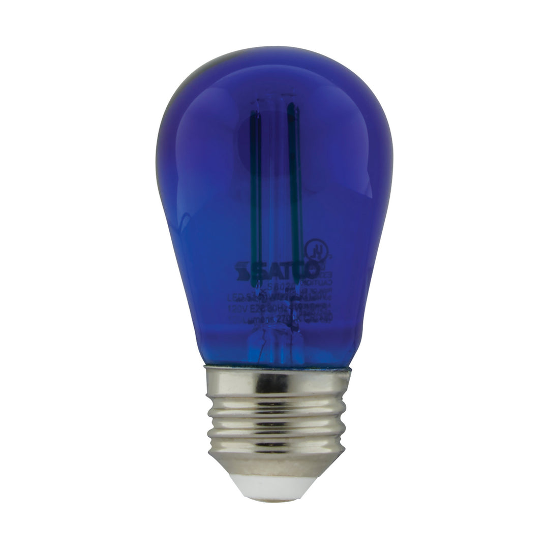 Satco Lighting S8023   Light Bulb Transparent Blue