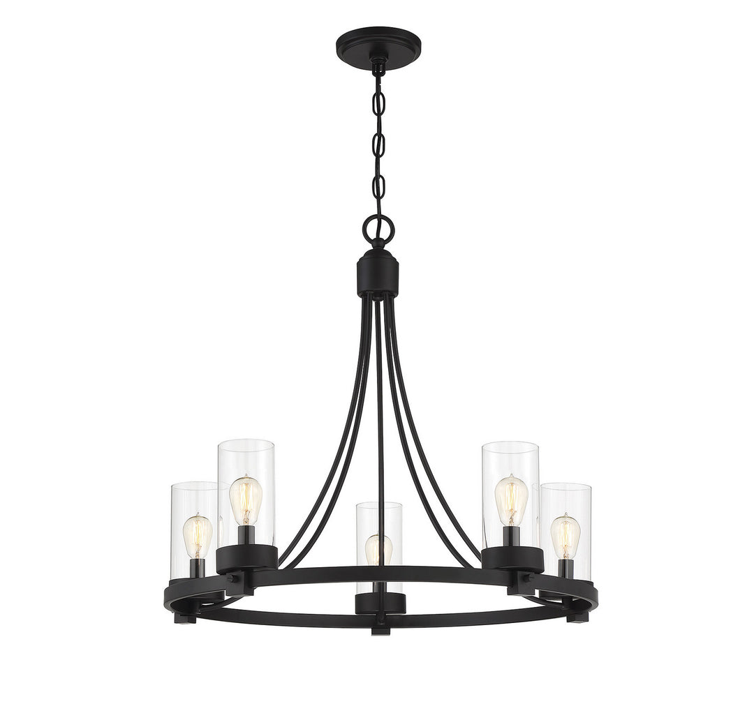 Meridian Mchan M10018MBK Chandelier Light - Matte Black