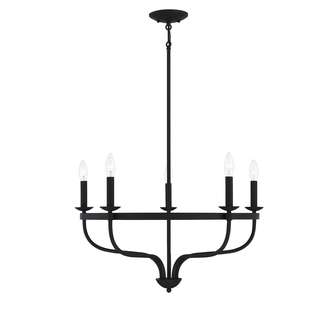 Meridian M10087MBK Chandelier Light - Matte Black