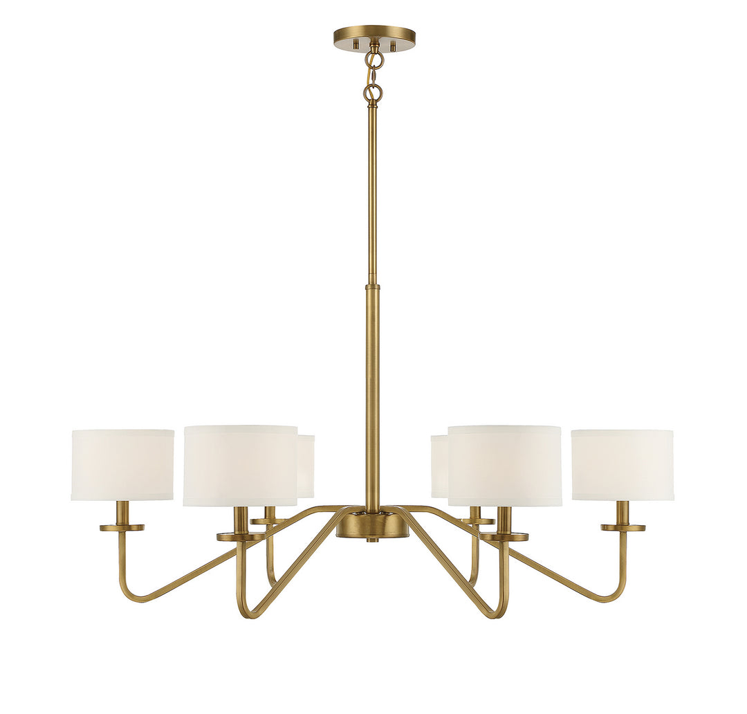 Meridian M10092NB Chandelier Light - Natural Brass