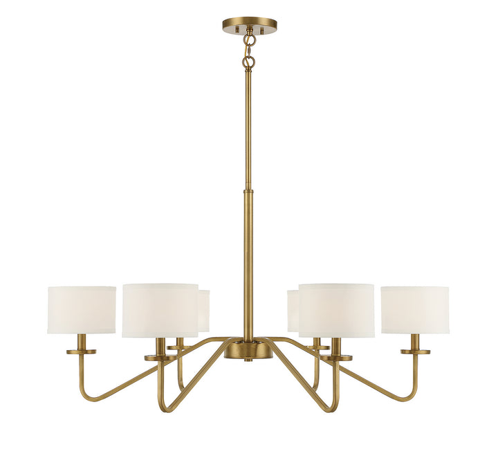 Meridian M10092NB Chandelier Light - Natural Brass