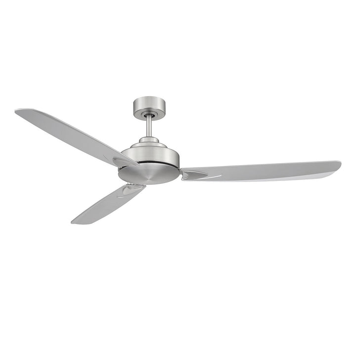 Meridian M2010BN Ceiling Fan 58 - Brushed Nickel, Silver/