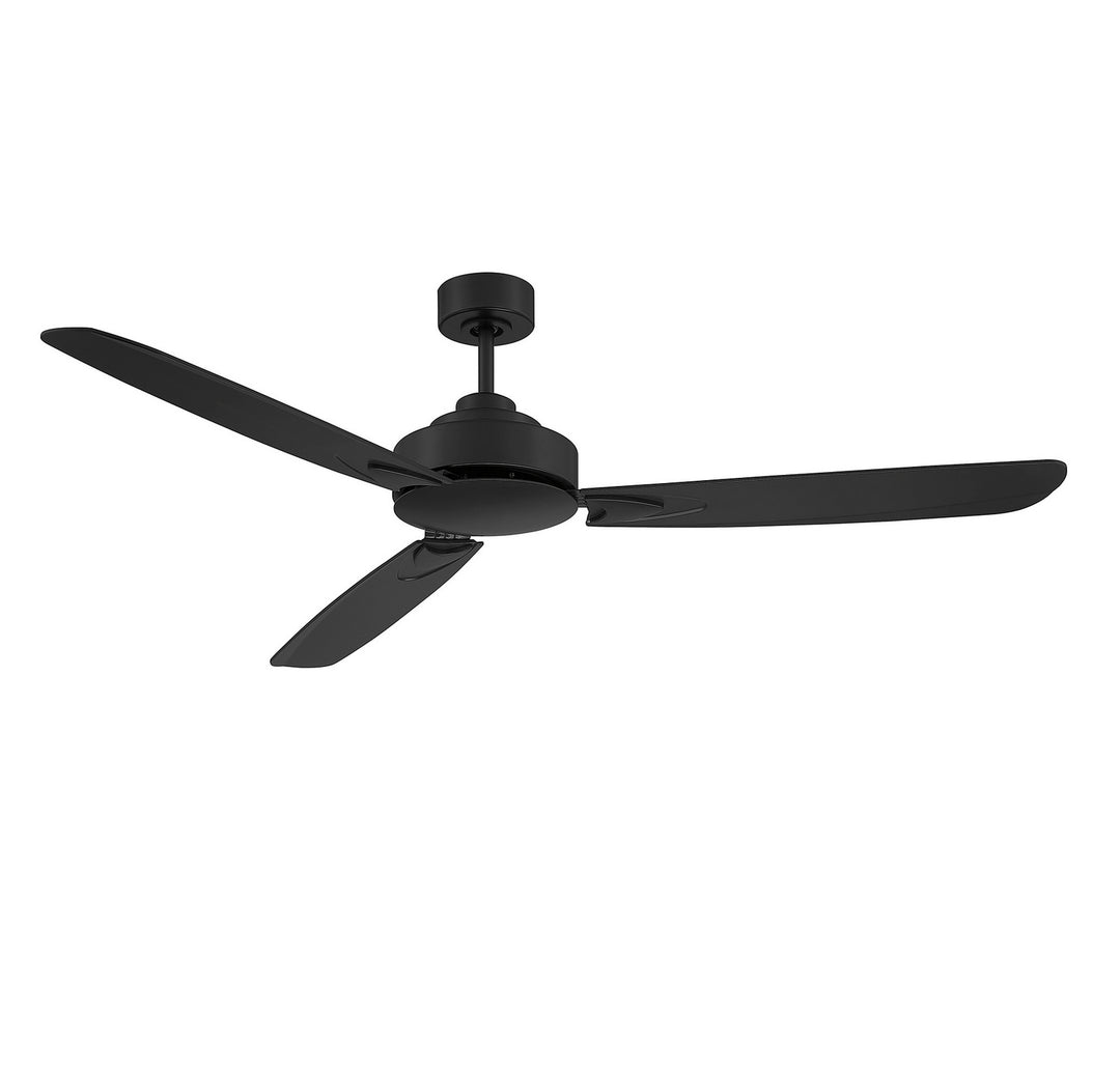 Meridian M2010MBK Ceiling Fan 58 - Matte Black, Black/