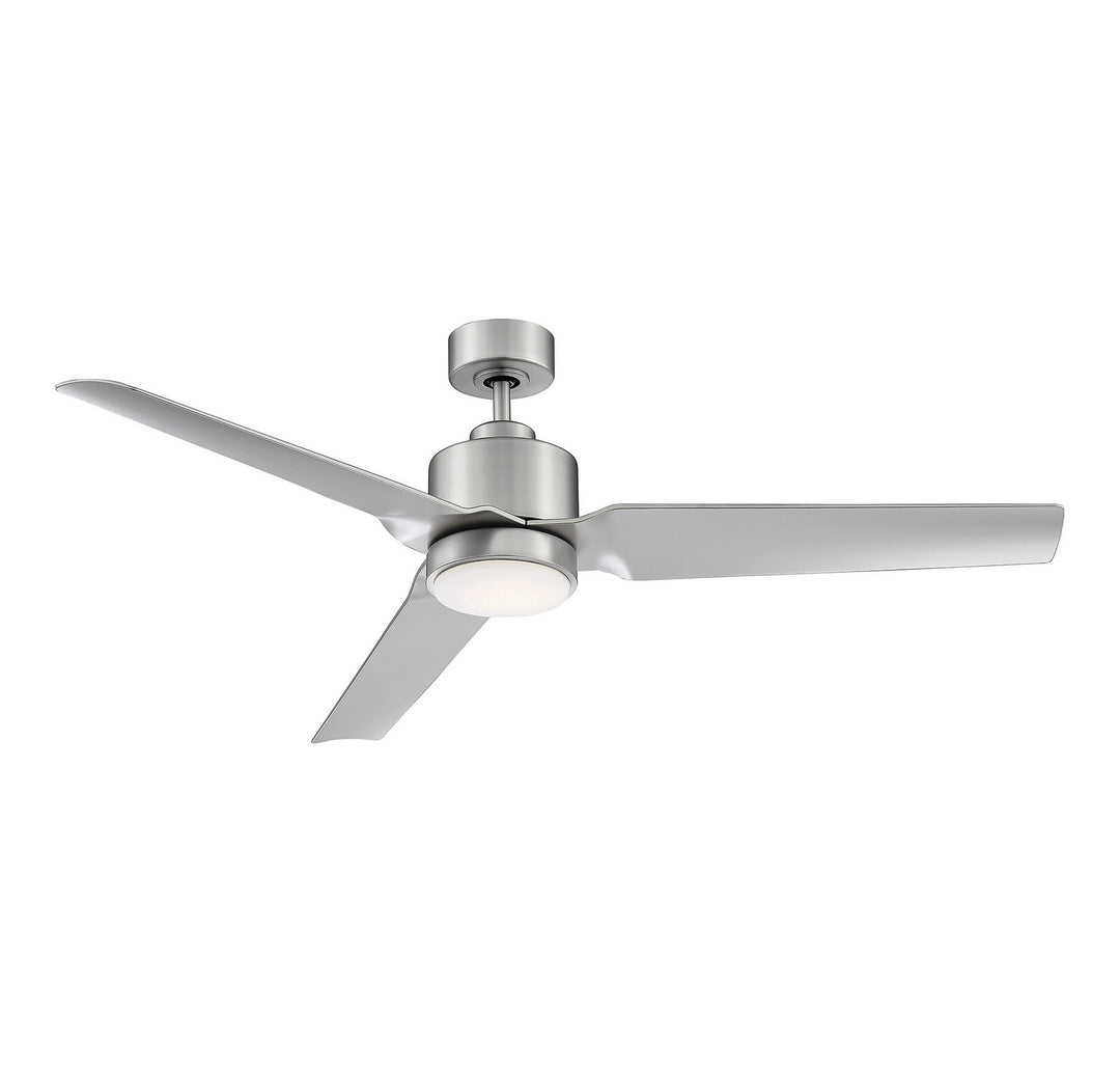 Meridian M2012BN Ceiling Fan 52 - Brushed Nickel, Silver/