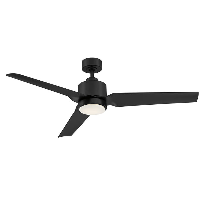 Meridian M2012MBK Ceiling Fan 52 - Matte Black, Black/