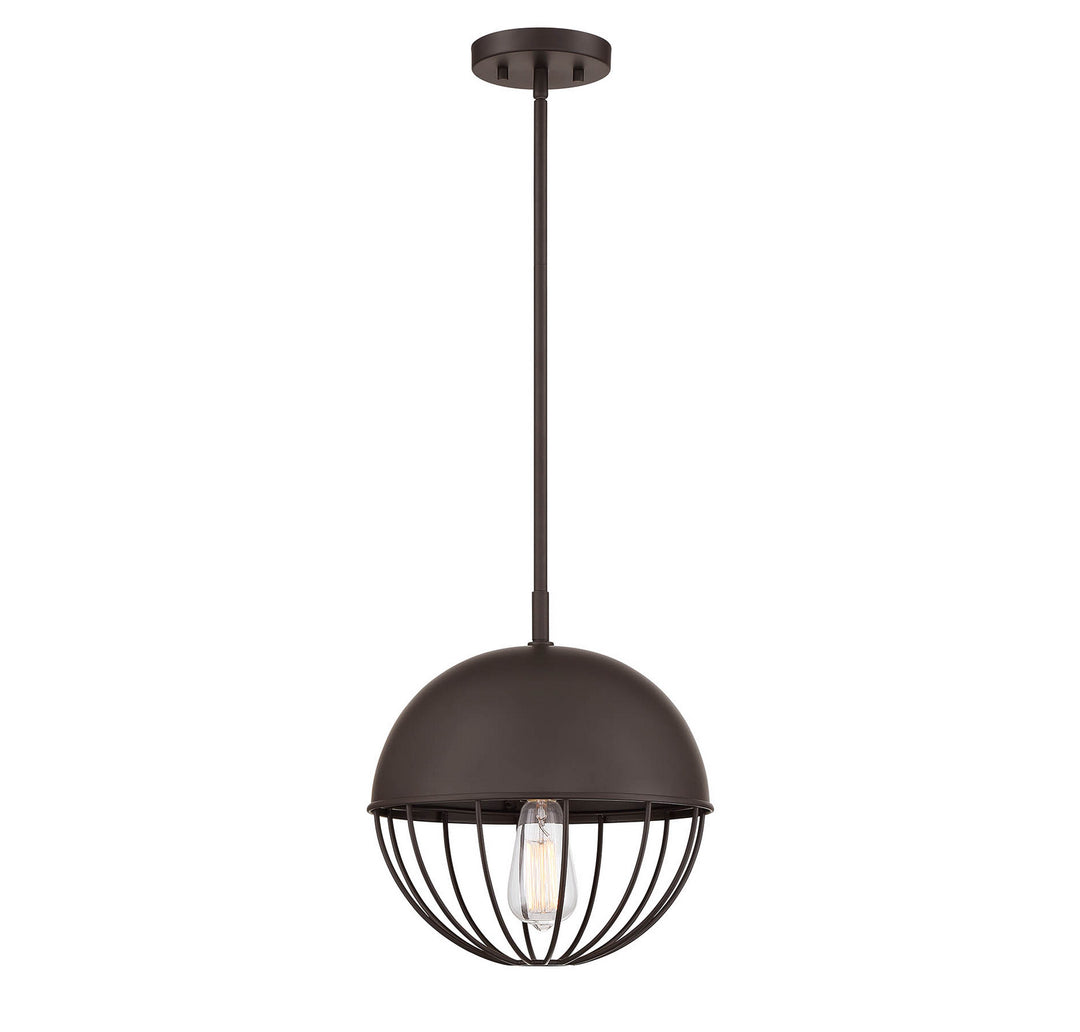 Meridian Lighting M50039ORB Moutd One Light Outdoor Chandelier Outdoor Bronze / Dark